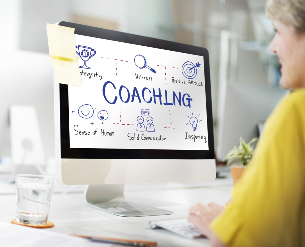 Escuela Latinoamericana de negocios mentoring 5 coaching coach development educating guide concept